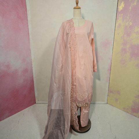 SOFT PEACH  3 PICES OUTFIT