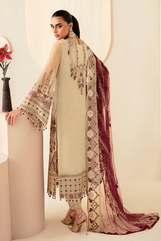 stunning beige ensemble, adorned