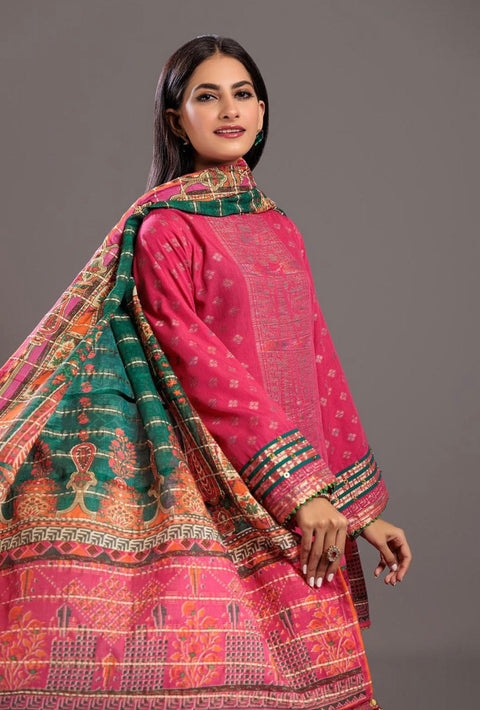 PINK JACCQUARD 3-PIECE