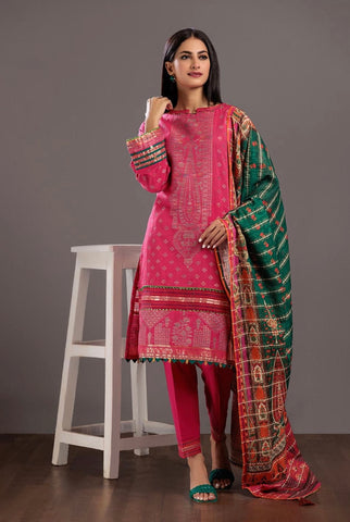 PINK JACCQUARD 3-PIECE
