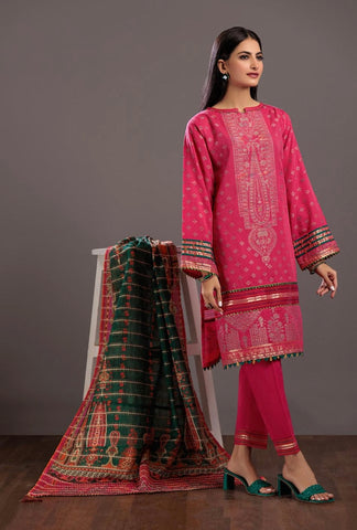 PINK JACCQUARD 3-PIECE