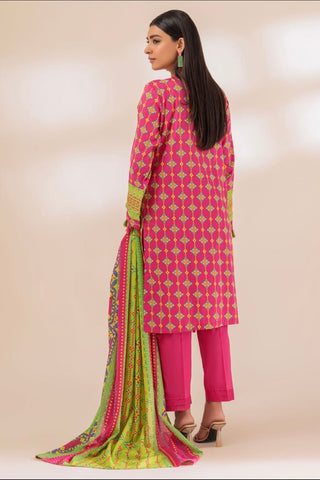 PINK EMBROIDERED  3-PIECE
