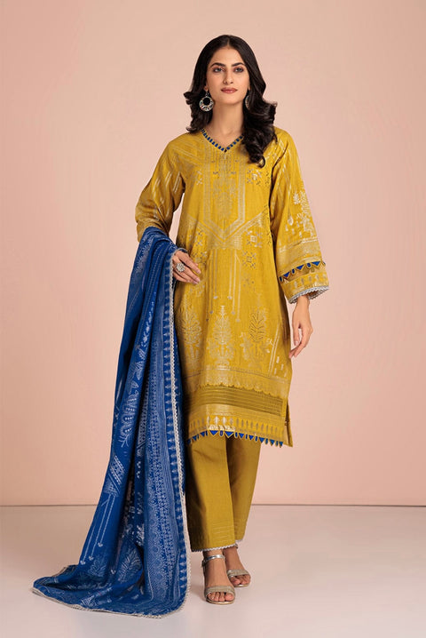 MUSTARD JACCQUARD 3-PIECE