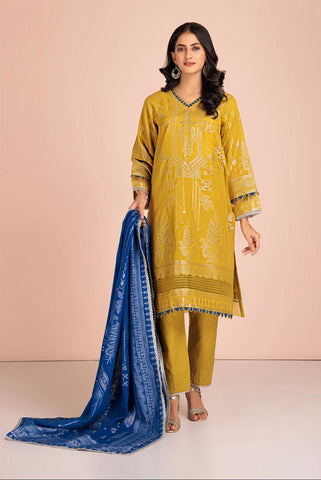 MUSTARD JACCQUARD 3-PIECE