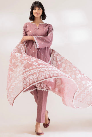 TEA PINK JACCQUARD 3-PIECE