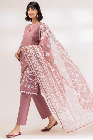 TEA PINK JACCQUARD 3-PIECE