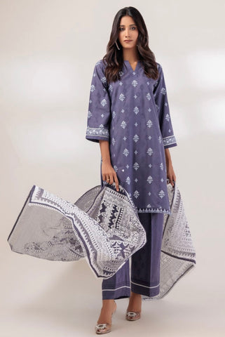 GREY JACQUARD 3-PIECE