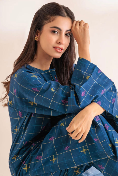 BLUE CAMBRIC 2-PIECE