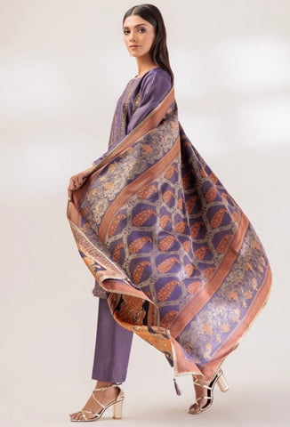 PURPLE JACCQUARD 3-PIECE