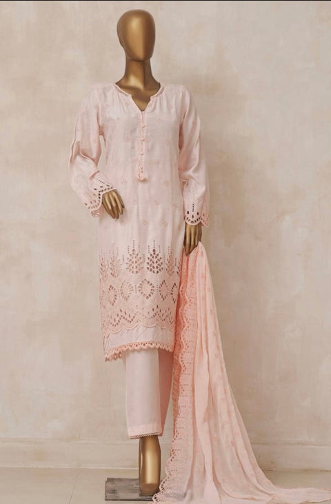 VISCOSE CHIKANKARI 3-PIECE