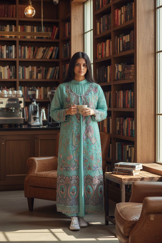 Elegant modest dress