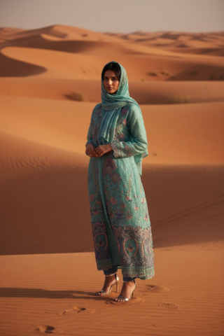 Elegant modest dress