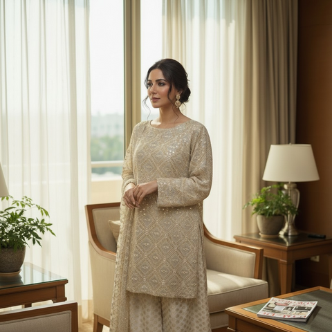 Soft shimmer, timeless charm