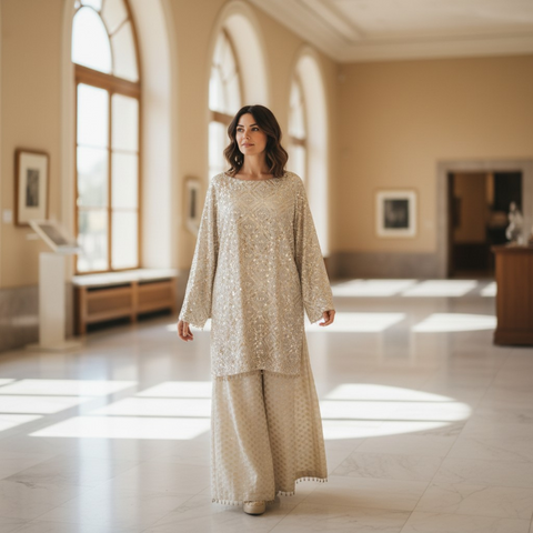 Soft shimmer, timeless charm