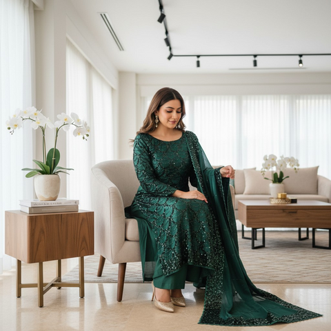 Emerald elegance, designed for timeless celebrations