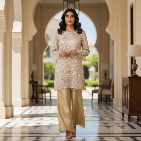 Soft shimmer, timeless charm