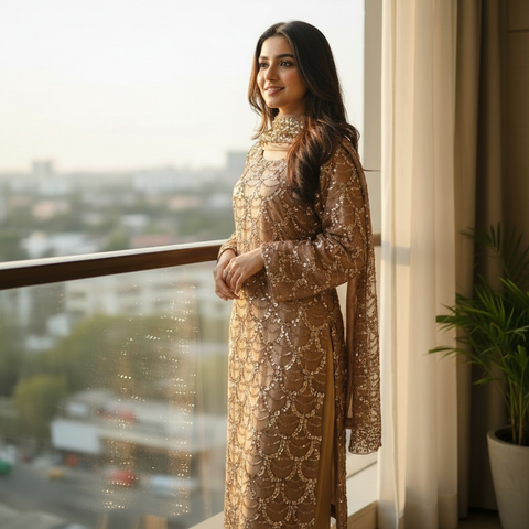 Soft shimmer, timeless charm