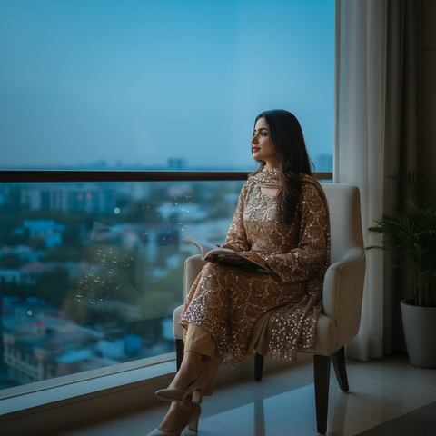 Soft shimmer, timeless charm