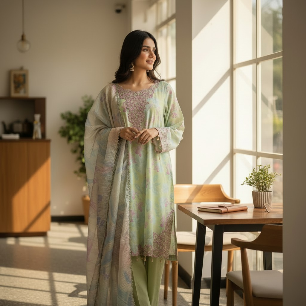 Soft elegance meets timeless charm