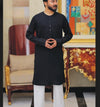 JET-BLACK-KURTA-WITH-WHITE-TROUSER